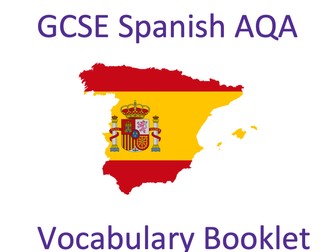 NEW MFL AQA GCSE Spanish Vocabulary Book