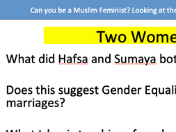 Gender Equality in Islam Lesson 2