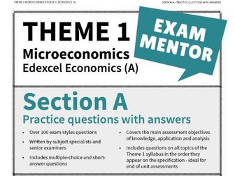 Edexcel Economics (A) - Section A practice questions - MICROECONOMICS
