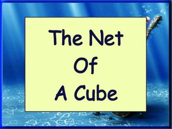 The Net Of A Cube - A Great Starter - Powerpoint