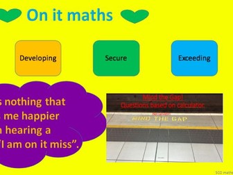 GCSE 9 - 1 Mind the Gap (wk 5) - Foundation tier.