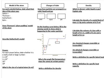 P1 OCR Gateway Science New Spec - A3 revision broadsheets
