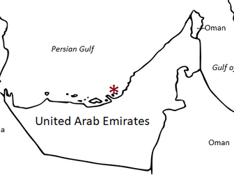 UNITED ARAB EMIRATES (UAE) - Introductory Geography Worksheet