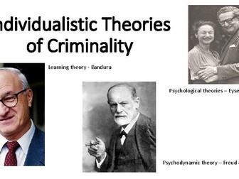 Individualistic Theories of Crime