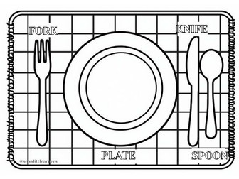 Interactive Coloring & Vocabulary Sheet for Early Years (EYFS)