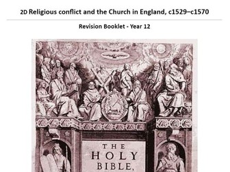 Revision Booklets: Religious conflict and the Church in England