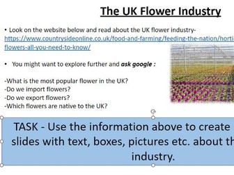 Researching the UK flower industry