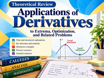 Applications of Derivatives: Review Worksheet