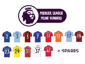 Premier League Prime Numbers Display