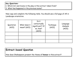 macbeth homework ks3