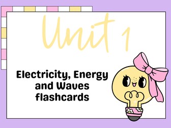 WJEC  GCSE Electric circuit flash cards