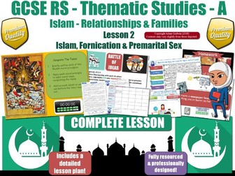 GCSE Islam - Sex Before Marriage (Premarital Sex) [FREE LESSON] (Religious Studies)