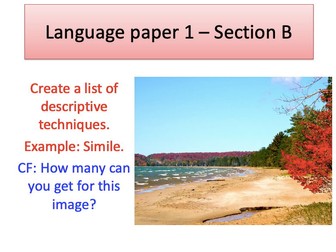 AQA English Language Paper 1 Section B
