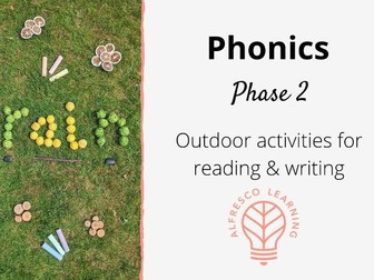 Outdoor Phonics - Phase 2 Activity Pack