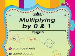 Multiplying by 0 & 1 Multiplication Math Games and Lesson Plans