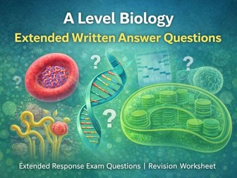 A-Level Biology. Extended Writing Practice with Answers