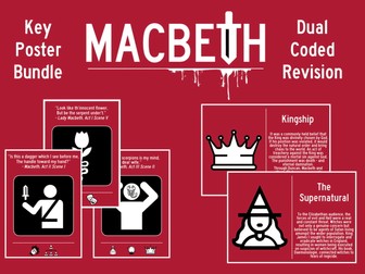 Macbeth - Key Poster Bundle (Dual Coded)