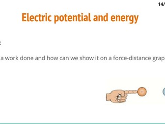 Electric potential and electric potential energy