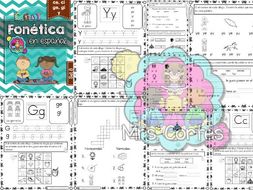 Spanish Phonics Book Set #8: Sílabas ce, ci, ge, gi & Y