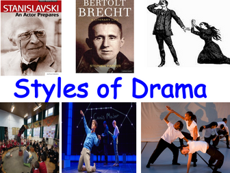 Styles of Drama KS3/KS4 Drama scheme of work