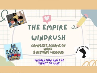 Empire Windrush   Complete History Scheme of Work KS2/3