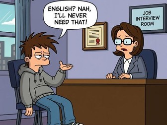 Arrogance: Explain in your own words why you do not need English qualifications in your career