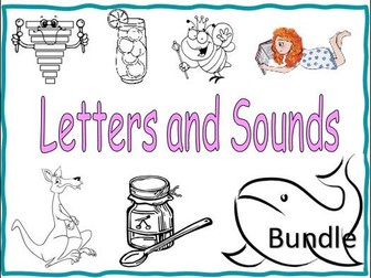 Letters and Sounds Colouring Bundle