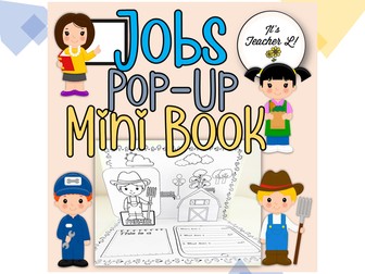 Community Helpers | Jobs | Careers Pop-Up Mini-book