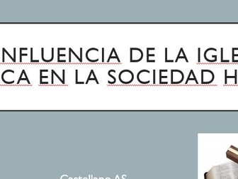 Spanish AS/A-Level - Influence of Catholic Church