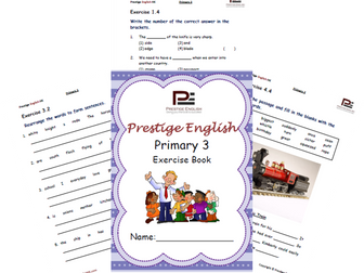 English Exercise Book – Primary 3 (ages 7+) (Vocabulary, Grammar, Comprehension)