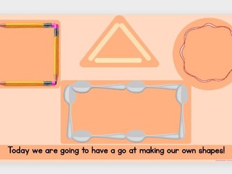 EYFS Maths: Making 2D Shapes (Hands-On Shape Building Activity)