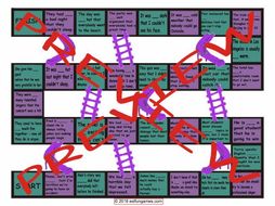 So versus Such Chutes and Ladders Board Game