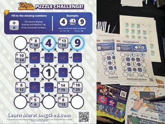 cZeus Maths Grid Puzzle: Logic & Arithmetic