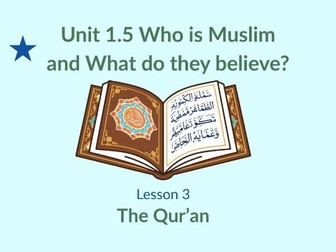 KS1 RE Unit 1.5 - Islam - Lesson 3 - Why is the Qur’an special?
