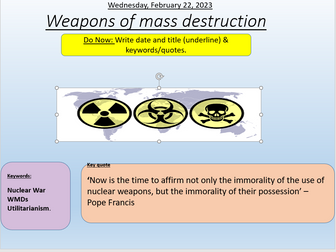 Weapons of Mass destruction AQA Theme B