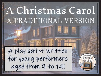 A Christmas Carol - A Traditional Version Play Script | Drama