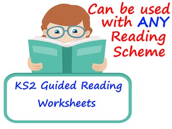 KS2 Guided Reading Worksheets For Any Reading Scheme.