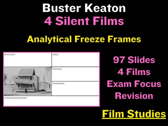 A Level  Film Studies: Buster Keaton Freeze Frames Analysis