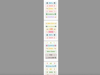 Classroom/ Subject labels