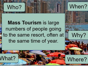 GCSE Mass Tourism Pros and Cons