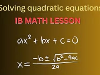 Quadratic equation