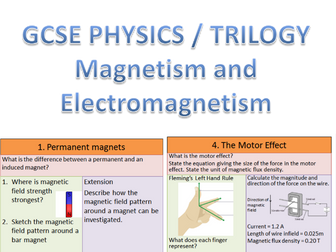 GCSE Physics AQA (1-9 ) Paper 2 Revision Quiz (Magnetism and Space)