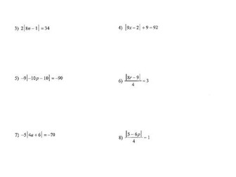 Modulus Equations