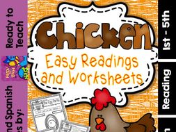 Chicken ( Ready to Print Easy Readings and Worksheets)