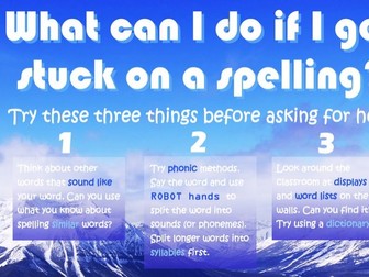 Stuck on a Spelling - poster