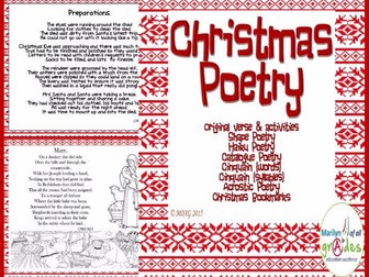 Christmas Poetry Writing and Appreciation.