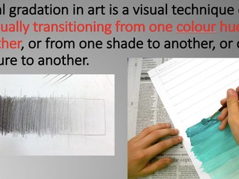 Tonal gradation -KS3 Art lesson