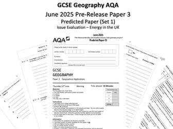 June 2025 AQA Geography Predicted Paper 3 (Pre-Release)