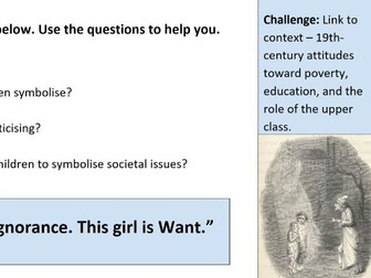 A Christmas Carol Revision Lesson Stave 3&4
