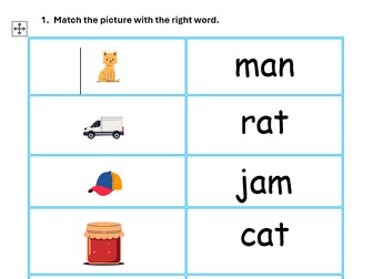 CVC short vowel "a"